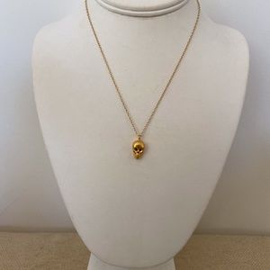 Gold Filled Skull Necklace